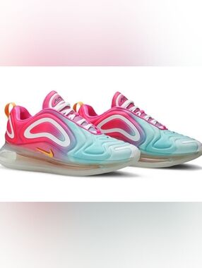 Nike Air Max 720  Multicolor Teal Pink Womens Shoes CJ0567-300 Size 7
